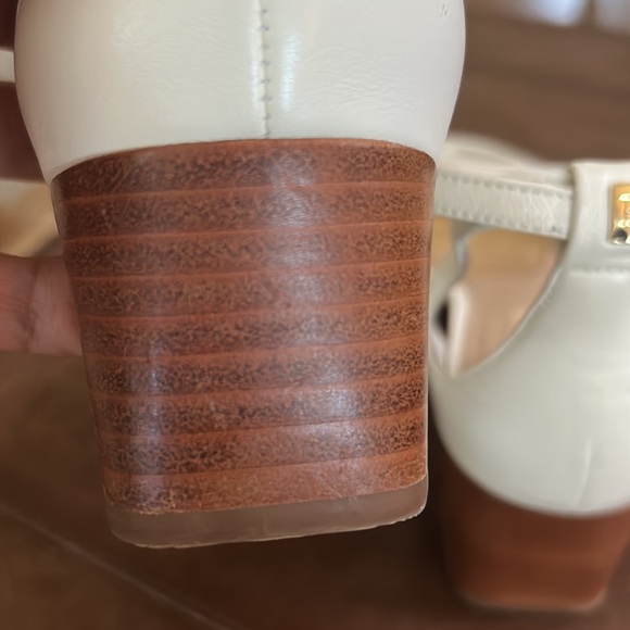 Ralph Lauren Lauren Folly strappy criss cross ankle strapped leather sandals 8.5 - Picture 8 of 9